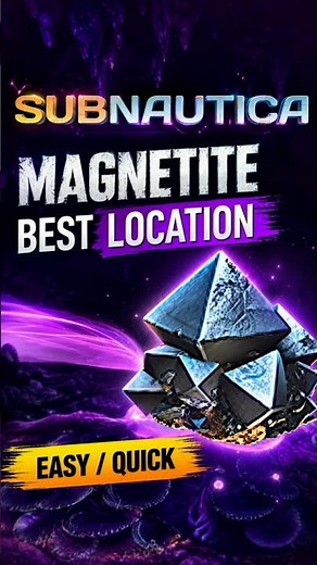 How to Get UNLIMITED Magnetite in Subnautica! #Shorts #Magnetite #Subnautica#gamingcommunity