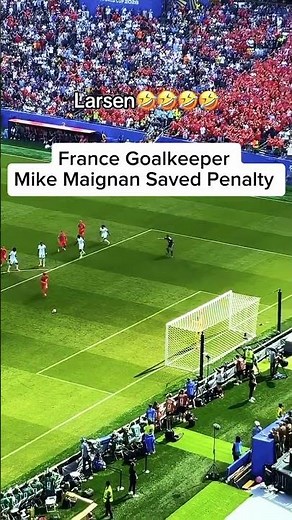 Strand Larsen Missed Penalty Vs France #francevsnorway #larsen #missedpenalty