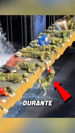 The soldier made a big mistake and everyone rushed to help him 😱