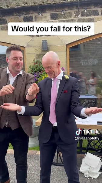 Pickpocket Magic Trick at Luxury Weddings