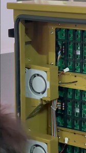 LED Pole Screen Turbo Centrifugal Fan Installation#ledscreen