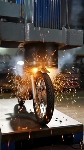 Hydraulic Press vs bike | Satisfying Crush 💥