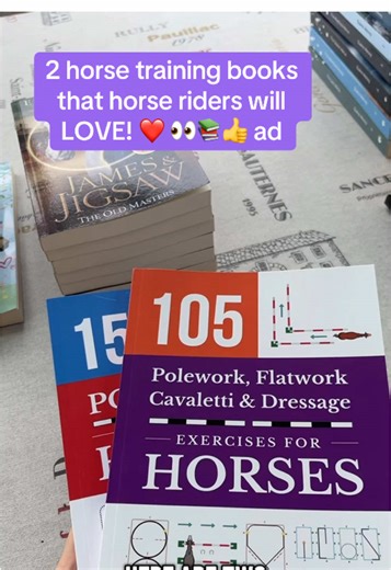 2 horse training books that horse riders will LOVE! ❤️ 👀📚👍 ad #horseriding #horses #poleworkforhorses
