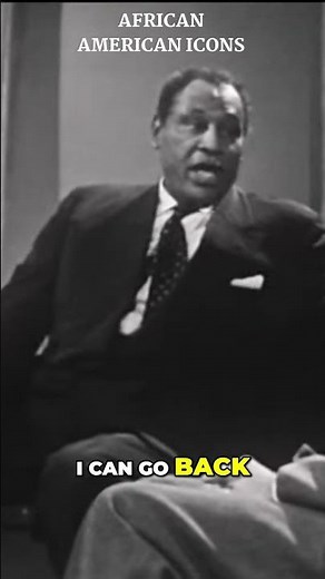 Paul Robeson on black america #blackhistory #civilrightsactivist