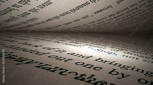 Flip through 4k Book Pages