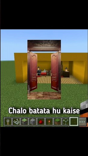 ​How to Build an Automatic Door in Minecraft! (Easy Tutorial) #minecraft redstone