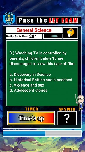 6.8K views · 113 reactions | General Education Daily Quiz Part 284 Reviewer with answer Pass the LET Exam #shorts #shortsvideo #letreviewer2023 #letreviewerexam #letreviewerquiz #letreviewerdrill #quizwithanswer | Pass the LET Exam | Facebook