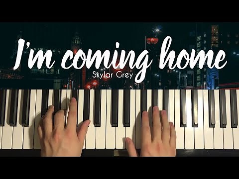 Skylar Grey - Coming Home (Piano Tutorial Lesson)