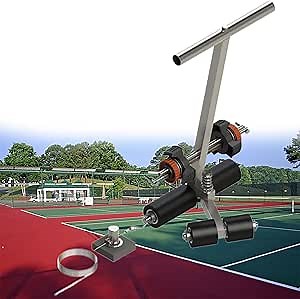 Court Marking Kit for Concrete, Basketball Court Marking Kit, Hand Push Floor Marking Tool for Line Marking/Spray Painting for Driveway or Asphalt