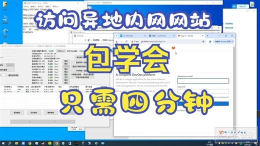 本地访问异地内网网站，如OA网站，公司内部论坛，路由器页面等。 实现远程办公（11nat + ccproxy）