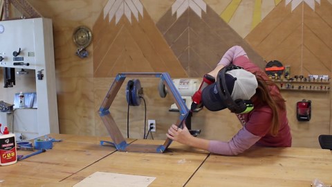 Geometric Wall Shelves You Can Make