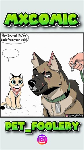 Pixie & Brutus | Double Forgiveness 😂 | Funny Comic Dub pet foolery #comicdub #comics #comedy