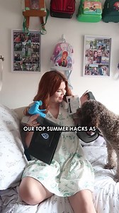 Our top cooling hacks as girlies who struggle in the heat! It's a heatwave here in the UK and Coco & I both struggle with the heat. Coco obviously struggles being covered in floof and it causes a massive flare in my POTS symptoms so here are our top tips and hacks for staying cool this summer: 1. Might seem simple but hydrate hydrate hydrate, if you’re struggling to drink try ice lollies instead 2. When I’m at home my Avalla S-550 portable air conditioning unit has been a game changer meaning we