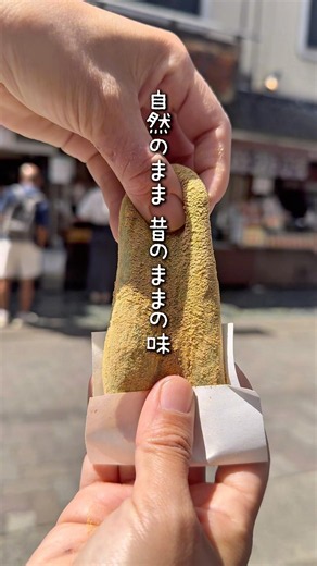 If you're going to Nara, you have to eat yomogi mochi #Nakatanidou #NaraSightseeing #NaraPark