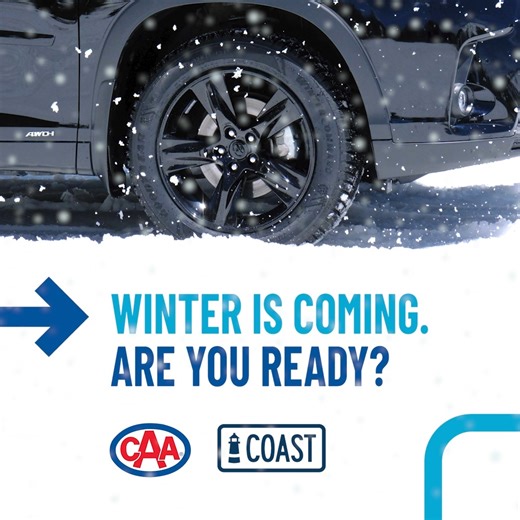 CONTEST CLOSED We’re teaming up with Coast to give YOU a chance to win a set of 4 Goodyear tires*, complete with install and service! Entering is easy – All you have to do is like and share this post by tagging your friend in the comments! Swipe your CAA card when completing a transaction at Coast to earn a bonus entry 🎟️ Winter roads in the Maritimes are no joke! Drive safe and win big with CAA & Coast 🚗🥳 #CAAAtlantic #Coast #ContestAlert *Contest period for a set of four Goodyear tires from