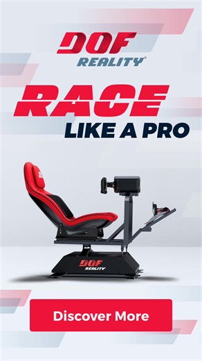 The #1 most sold motion simulator in the world is here 🙌 https://dofreality.com/ DOF Reality motion simulators work with any racing setup and over 120 PC and console simulation games. Easy to set up, you’ll feel immersed within the game for that new-level experience. From flying a jet to speeding around a racetrack, simulate authentic experiences that are fast, accurate, and smooth 🏎️ Experience G-force 🏁 Acceleration, Drifting, and Turns 🏆 Motion Simulator Will Make You a Better Racer From 