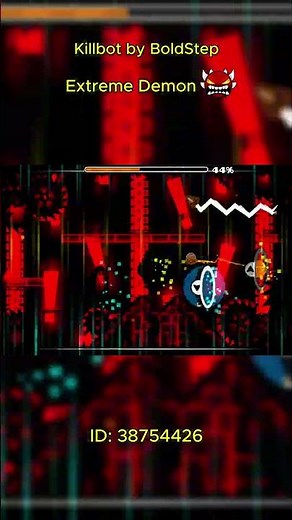 Geometry Dash Killbot by Boldstep Extreme Demon Showcase #gd #geometrydash #gddemon