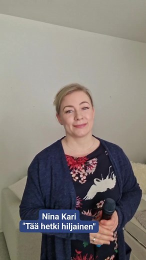 Laulaja Nina Kari "Tää hetki hiljainen" #tanssikulttuuriaedistämässä | Laulaja Nina Piiroinen