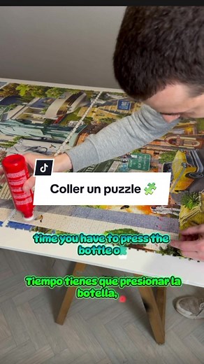 Tuto: Comment coller un puzzle géant en 3 parties facilement ?