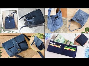 4 Old Jeans Ideas | DIY Denim Bags and Wallet | Compilation | Bag Tutorial | Upcycle Craft