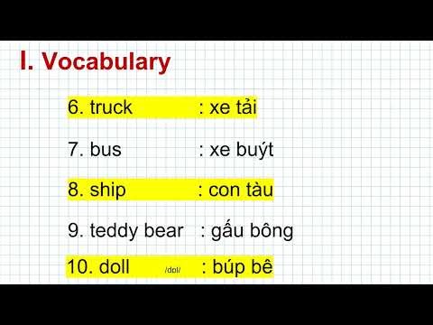 (Global success) English 3 - Unit 17, Our toys, lesson 1