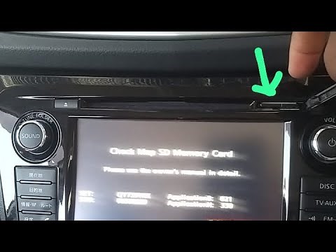 Nissan X-trail xnt32 navigation map sd setup full process 2013-2022