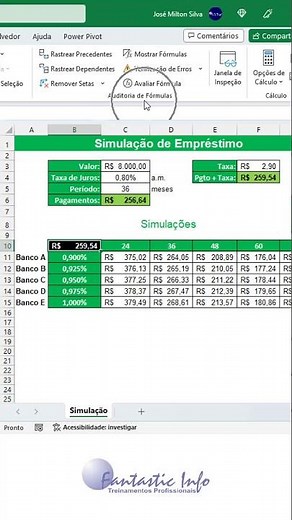 Ferramenta Auditoria de Fórmulas - Análise e rastreamento de fórmulas no Excel