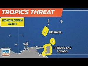 Tropical Storm Watch Issued For Trinidad And Tobago And Grenada