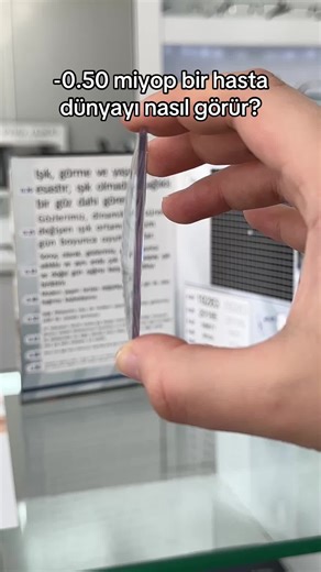 Understanding How a -0.50 Myopic Patient Sees the World