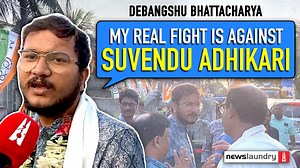 Meet Debangshu Bhattacharya who gained popularity for writing the song #KhelaHobe during the 2021 West Bengal assembly elections. He is making his electoral debut as TMC's Lok Sabha candidate from Tamluk. Catch him in conversation with Pratyush Deep. | Newslaundry