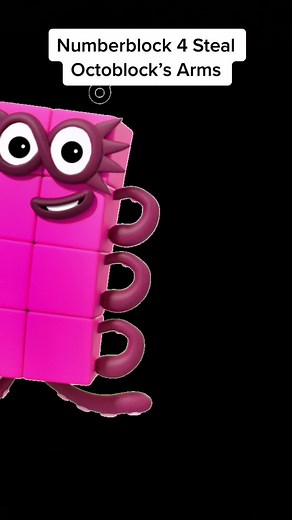 Numberblock 4 Steal Octoblock’s Arms