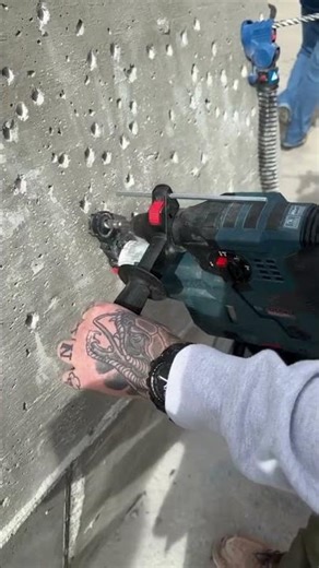 Drill Concrete Like Butter! 🧈 Bosch 18V Bulldog Pro 🛠️