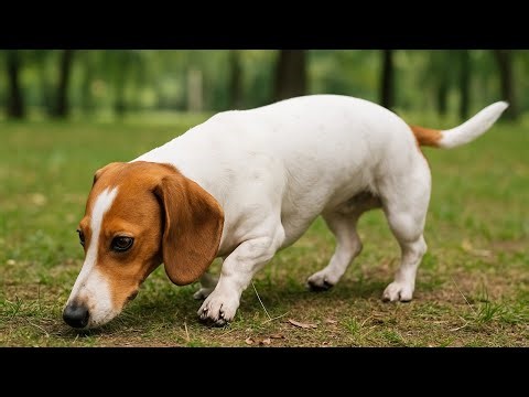 Mini Dachshund Tracks a Deer Leg | Hunting Dog Training Practice