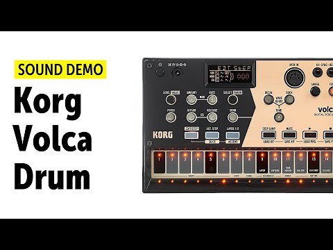 Korg Volca Drum Sound Demo (no talking)