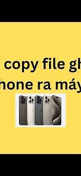 Cách copy file ghi âm từ iPhone ra máy tính