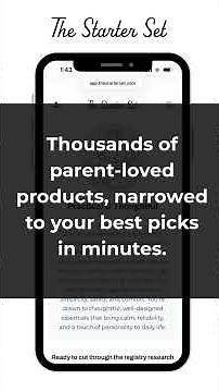 Personalized Baby Registry Picks in Minutes | The Starter Set
