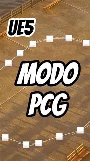 Crie Conteúdo Procedural com PCG Mode na Unreal #unrealengine #ue5 #gamedev #unity #godot #gamedev