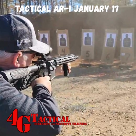 Start the year off with running your gun in our Tactical AR-15 class. This is a perfect class to learn how to use your weapon or maybe you need a good refresher. Register today at www.4GTactical.com or call Paul at 678-283-5104 with any questions. We hope to see you soon. #4GTactical#TacticalTraining#Firearmstrainingingeorgia | 4G Tactical Firearms and Security Training - Paul Forgey | Facebook