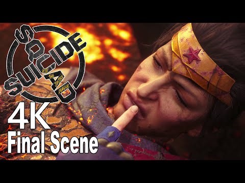 Wonder Woman Death Scene Final Fight VS Superman Scene Suicide Squad Kill the Justice League 4K