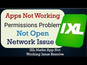 How To Fix IXL Maths App not working | Loading Problem | Space Issue | Network & Permissions Issue