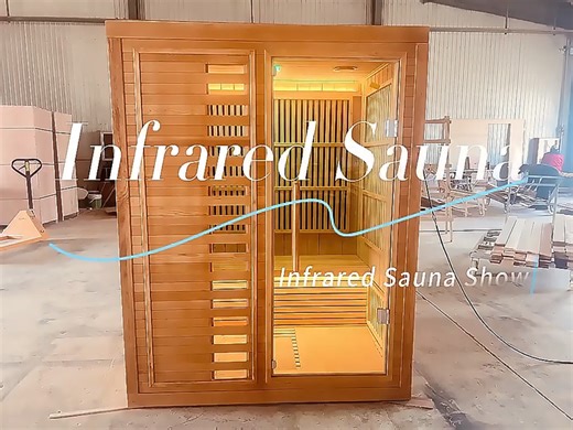 Traditional Indoor Corner Sauna with Humid Steam - 2-4 Person Cedar Wood Sauna Room