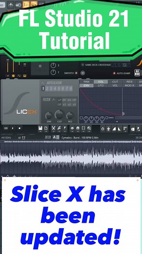 FL Studio 21 Tutorial: SliceX has been updated in FL Studio 21.1 #flstudio21 #flstudio21tips #flstudiotips #flstudiotutorial #flgang #flstudio