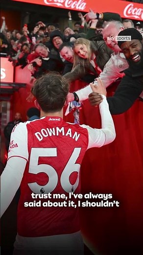 Theo Walcott wants Max Dowman to enjoy himself after winning the Premier League ⭐️🏆 #arsenal