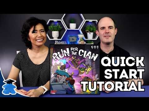Run for the Clan - Start Playing in 13 minutes. Concise Board Game Tutorial
