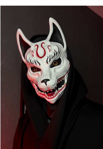 Kitsune Mask: Comfort and Style for Cosplay
