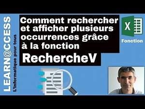 Excel - Comment afficher plusieurs occurrences avec la fonction RechercheV