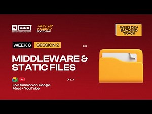 Week 6, Session 2 (Backend Track) - Expressjs Middleware and Static Files