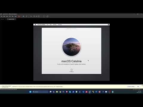 Install MacOS on Windows 11 using VMware
