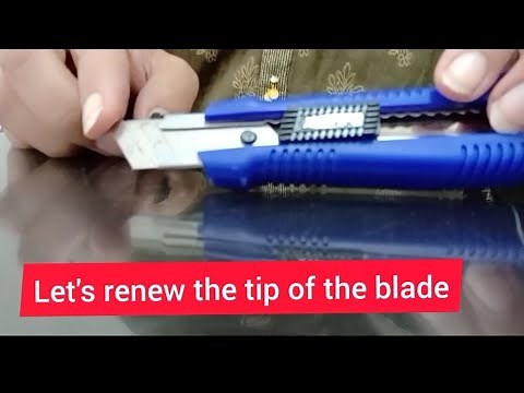 How to sharpen the blunt blade of the paper cutter | how to repair Paper cutter
