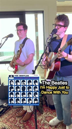 The Beatles - I’m Happy Just to Dance With You🎵#thebeatles #brothers #live #beatles #shorts #music